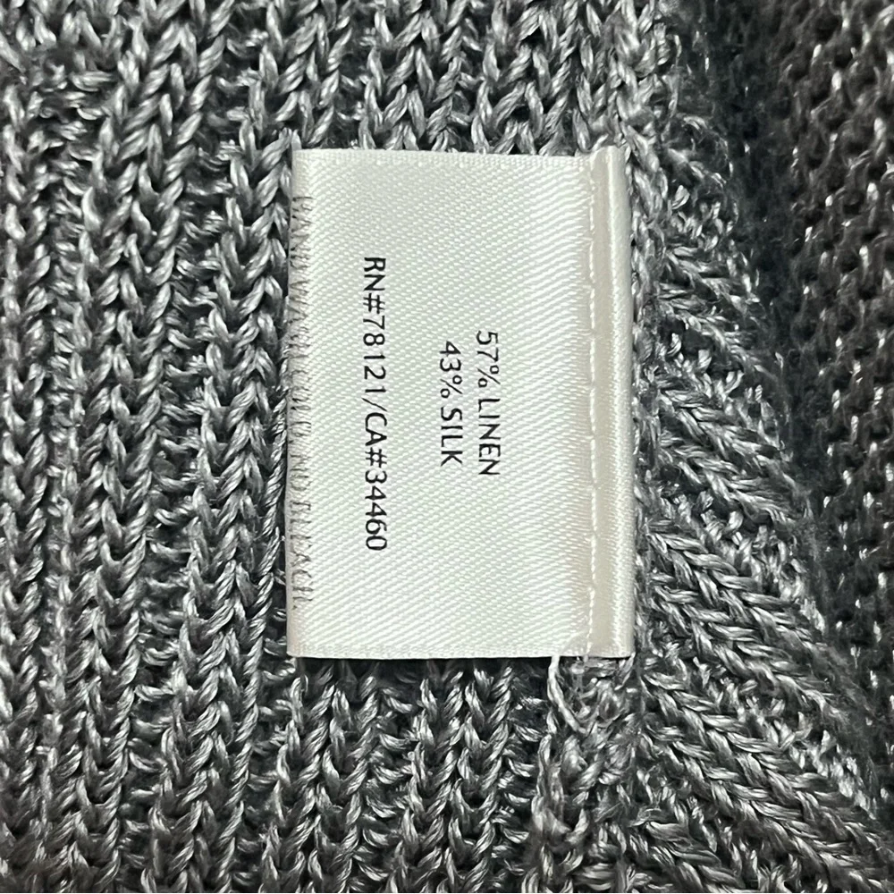 Eileen Fisher Gray Open Front Sweater - Picture 5 of 8